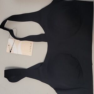 The Sleek Scoop Bralette: Jet Black - XS / Jet Black